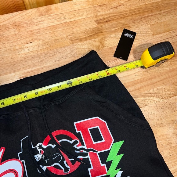 NEW Bobby Shmurda “Shhh Stop Snitching” *USA* Rap Black Sweatpants Joggers M NWT - Picture 8 of 9